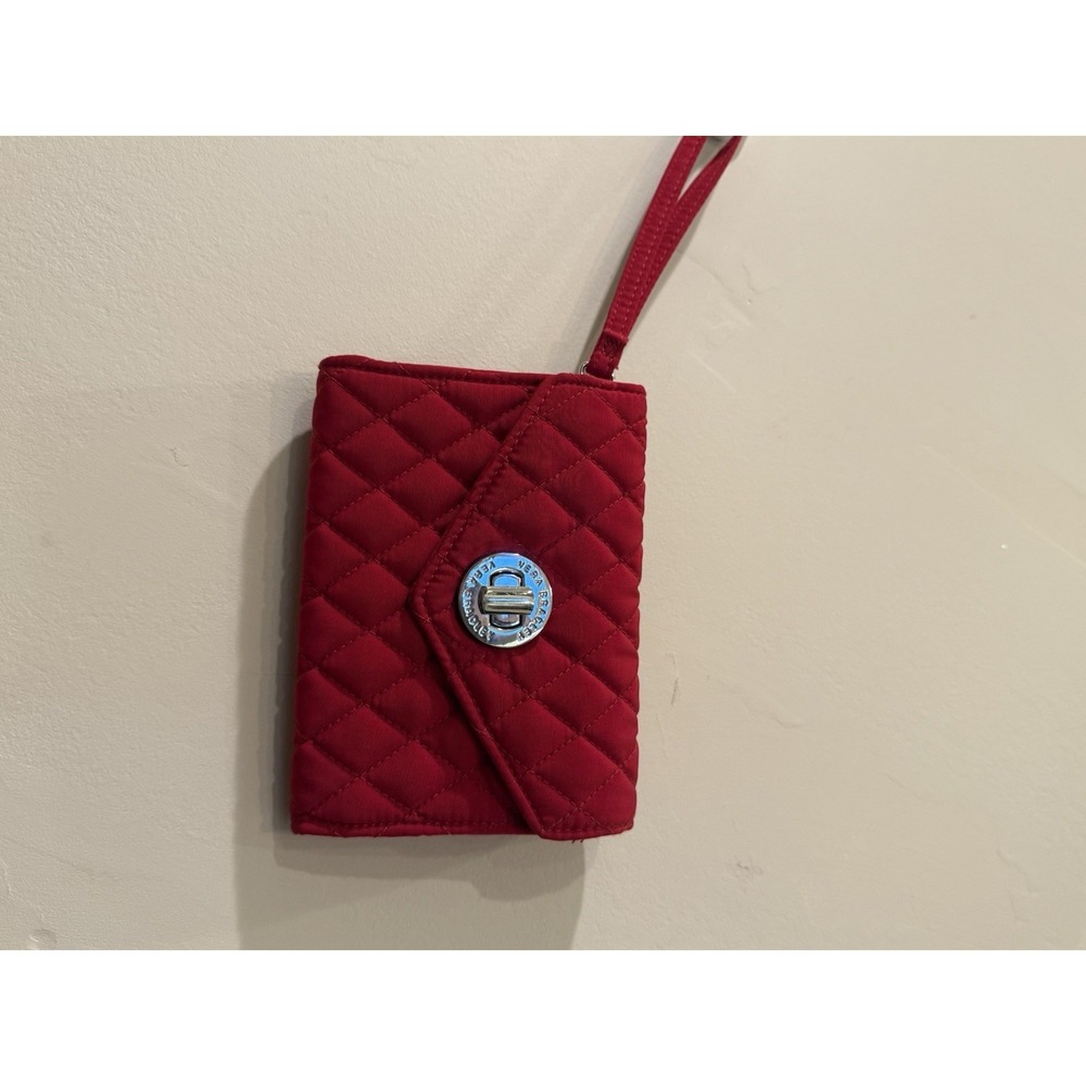 Vera Bradley Tango Red "Your Turn" Wristlet
